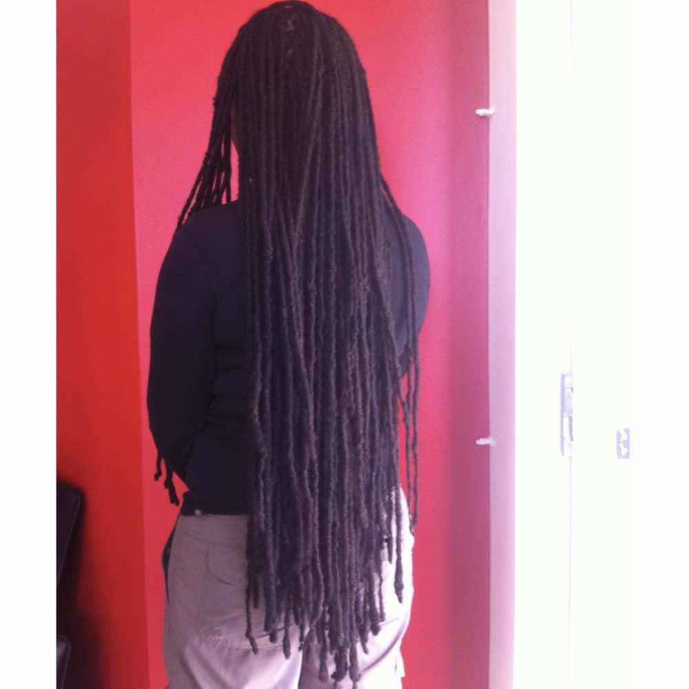 Thin dreadlocks, Thin dreads female, Small dreads